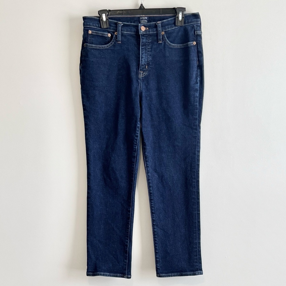 J. Crew Essential Straight Leg Denim Jeans